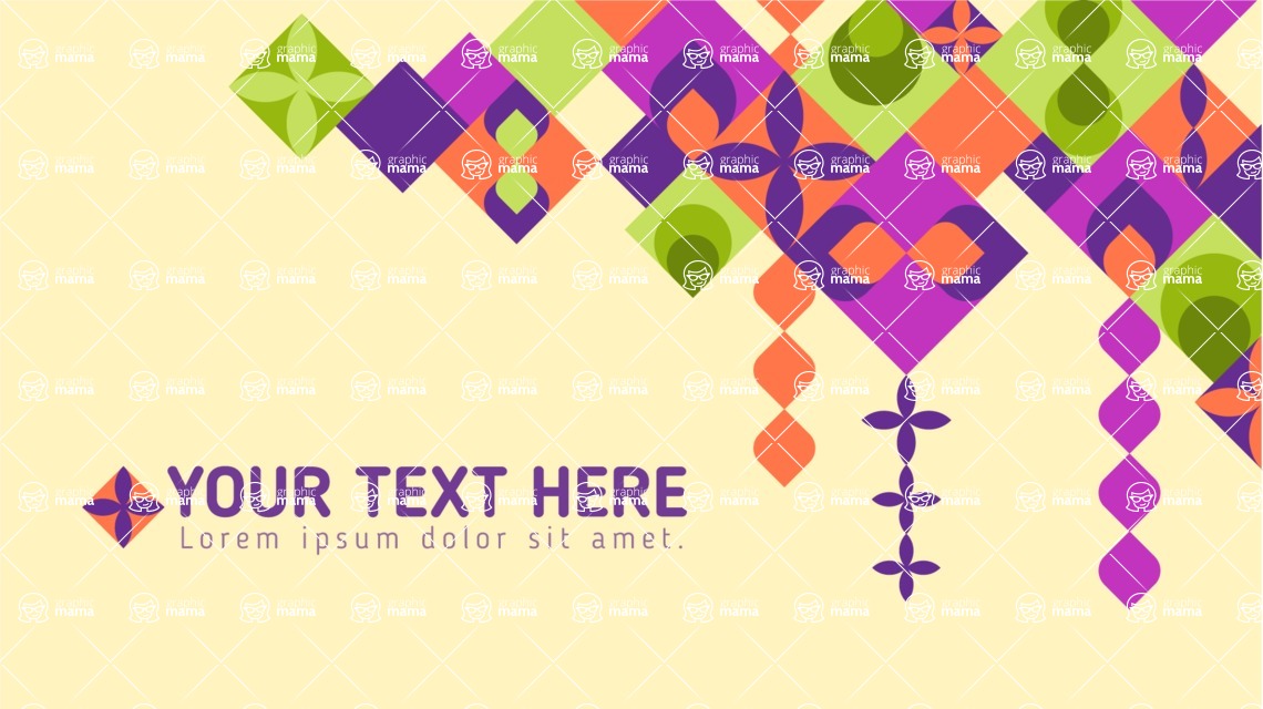 vector backgrounds - a rich collection (vector pack) of beautiful shapes and modern color palettes - Modern Flat Background